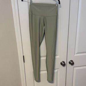 High-Waist Sage Green Alo Yoga Leggings